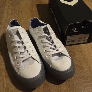 SOLD White Converse Purple Jelly Sneakers 7